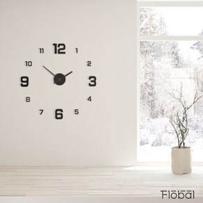 붙이는 DIY 인테리어 벽시계 무타공 무소음 DIY Interior Wall Clock