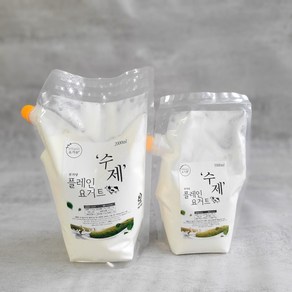 요거몰 수제 무가당 플레인 요거트 2000ml + 요거트 1000ml 세트 상품, 1개, 3L