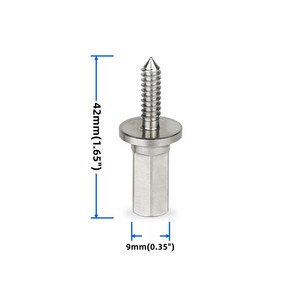 전기 지그 로드 장부촉 라운드 8mm 메이커 15mm 밀링 9mm 12mm 18mm 구멍 가능한 조정 도구 목재 10mm 메이커 스틱 20mm 드릴 다월 16mm, Dill Nail, 1개