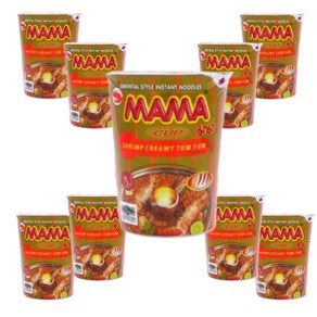 MAMA 마마 태국컵라면 쉬림프크리미톰얌 플레이버 70G, 12개