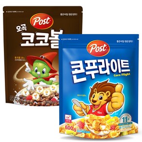 포스트 씨리얼 콘푸라이트 600g+코코볼 570g+랜덤사은품 시리얼, 1개