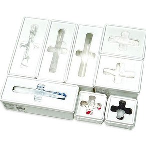 [메이앤홈] 화이트 비닐봉지정리함, 특대(직사각), 1개