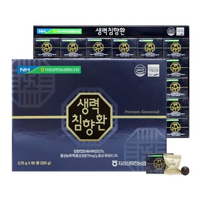 [농협] 생력침향환(60환)침향22% 전용쇼핑백포함, 3.75g, 1박스