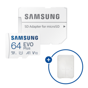 삼성전자 마이크로SD카드 EVO PLUS MB-MC64SA/KR + SD카드 케이스