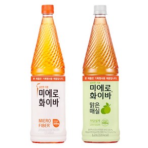 미에로화이바 1.2L X 6개 + 맑은매실 1.2L X 6개(총12개), 12개