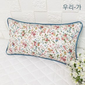 우리가 수제 순면100% 쥬디삥 푹신한 유아 편백 메밀 베개커버 20x40(커버만)