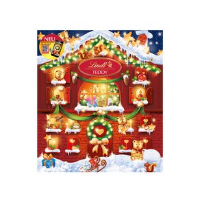 Lindt 린트 테디 크리스마스 어드벤트 캘린더 초콜릿 128g x 2팩 곰돌이 베어 Teddy