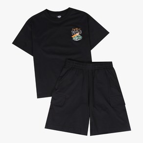 인디고뱅크키즈 [NC경산] 5/1-6 득템찬스!! 인디고키즈 어린이 공용 여름 반팔상하세트 소로나 그래픽 상하세트 IKRT25404