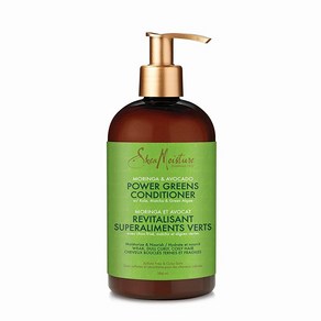 시어모이스처 SHEA MOISTURE 모링가 아보카도 파워 그린 컨디셔너 300ml(13온스), 1개, 384ml