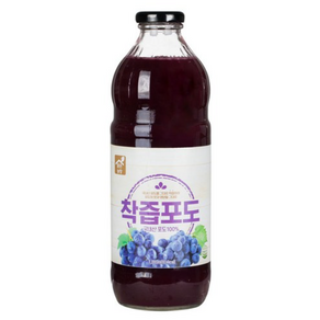 맑은농장 착즙 포도, 750ml, 1개