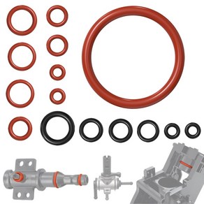 필립스 세코 전자동 커피 머신용 교체용 실리콘 O-링 씰 15개 세트