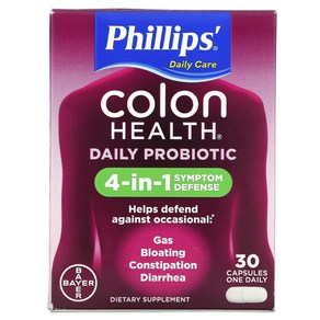 Colon Health Daily Pobiotic Supplement 30, 30개, 30정