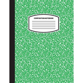 Classic Composition Notebook: (8.5x11) Wide Ruled Lined Pape Notebook Jounal (Geen) (Notebook fo... Papeback, Blank Classic, English, 9781774762165