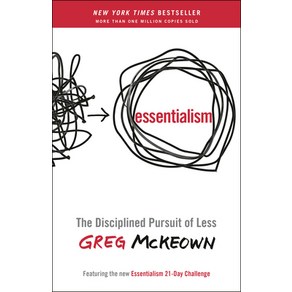 (영문도서) Essentialism: The Disciplined Pusuit of Less Papeback, Cuency