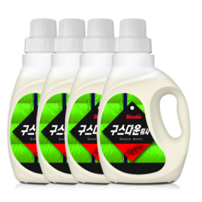 쉬슬러 구스다운워시 전용 세탁세제 본품, 650ml, 4개