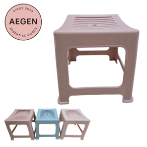 Aegen 다용도 목욕의자 임산부 어르신 화장실 겸용 안전 의자, 누드핑크 (Nude Pink), 1개