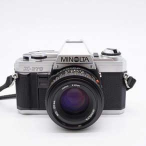 미놀타 X370 35mm SLR 필름 카메라 표준 MD 매뉴얼 포커싱 줌 렌즈 갱신