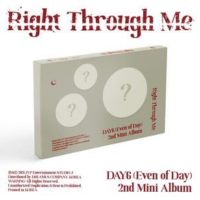 데이식스 (DAY6 Even of Day) / Right Through Me 미니앨범 2집 (JYPK1265)