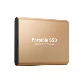 외장하드 ssd 타입-c USB 3.1 SSD 휴대용 플래시 메모리 4 하드 드라이브 240GB 500GB 외장 랩탑 데스크탑, [11] Gold, [06] 4TB