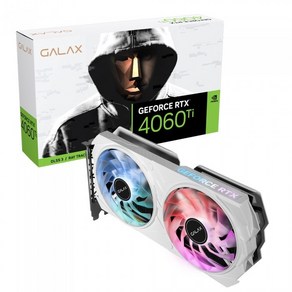 갤럭시 갤럭시 GALAX 지포스 RTX 4060 Ti EX WHITE OC D6 8GB