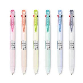 아트박스/신지 신지 트리플오 3색 다색펜 멀티펜 [00032374], 0.38mm/블랙