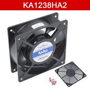 KAKU KA1238HA2 용 방수 냉각팬 고온 저항 AC220V-240V 12038 120x120x38mm 쿨러, [01] KA1238HA2, [01] 없음 RGB, [01] Black, 1개, [01] KA1238HA2