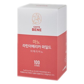 카페베네 마노 라틴아메리카 마일드, 0.9g, 100개입, 4개