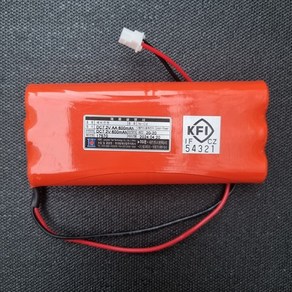 토탈소방안전 그린파워 현대방재산업 계단통로유도등용 배터리 AA7.2v600mAh 소방예비전원 소방용품, 1개