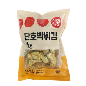 식자재왕단호박튀김 1kg, 2개