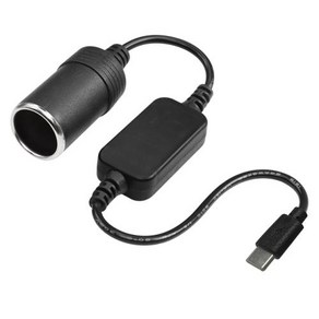 차량용 어댑터 USB C타입 수-9V 12V 자동차 담배 라이터 소켓 스텝 업 케이블 암 전원 코드 보조배터리 DVR, 1개, 1) A