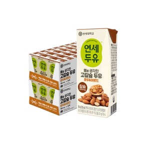 연세두유 뼈를 생각한 고칼슘 호두 & 아몬드, 190ml, 48개