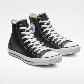 컨버스 캔버스 CONVERSE 운동화 여성 남성 스니커즈 척테일러 올스타 클래식 레더 블랙 하이 1010050967