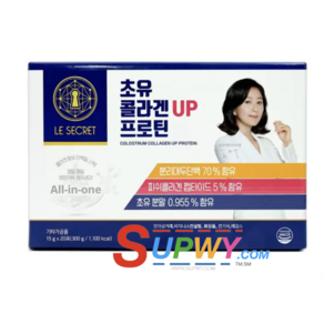 LE SECRET 르시크린 초유콜라겐 UP 프로틴 15 G x 20포, 300g, 1개