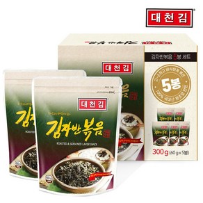 대천김 대천김 조미김 김자반볶음 60g x 5봉/구운김, 5개