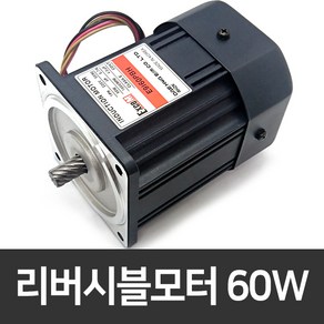 리버시블모터 AC 90각 60W 단상 Revesible Moto 기어드모터 E9R60PBH, 치절 타입 (감속기 치부형), 1개