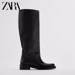 ZARA 자라 레더 롱 부츠