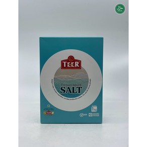 TEER Iodized Salt Bangladesh 티어 프리미엄 요오드 첨가 소금 방글라데시, 1kg, 2개