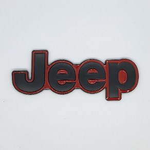 자동차 Jeep 엠블럼 스티커 튜닝 데칼 차량용 이니셜 레터링 지프 로고 장식, 6.올블랙