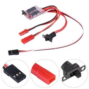 20A ESC 전자 속도 컨트롤러 브레이크 RC자동차 보트, 1개