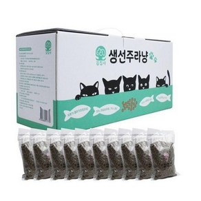 김집사 고양이 전연령 프리미엄 생선주라냥 건식사료 10p, 1개