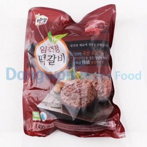 모닝하임임꺽정떡갈비 새아침 1.4kg 140g x 10ea 냉동, 1개