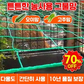 [국내배송]고추 오이 그물 망 덩쿨 식물 망 가드닝 원예 유도망 넝쿨 네트 호박 참외 포도 농작물 보호 그물 망 과수원 새 그물망 (포장증정), 2m*10m, 1개