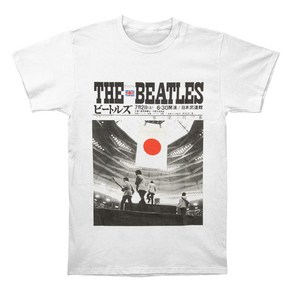 ROCKPANDA The Beatles Live At Budokan White 반팔티