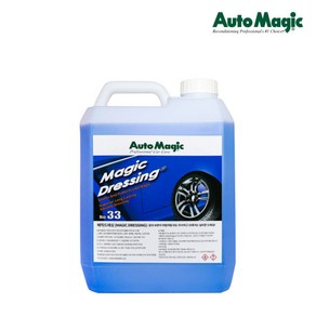 AutoMagic 오토매직 매직드레싱 MagicDessing 1갤런 레자 타이어왁스, 1개, 3.7L