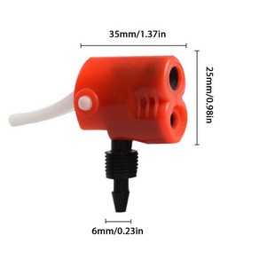 미니 전기 자전거 공기 펌프 컴팩트 휴대용 MTB eBike 사이클링 팽창기, [01] Red, 1개