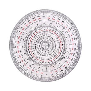 아트메이트 전원 분도기 15cm 360도, 1세트