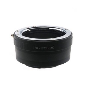 PK-EOS M 펜탁스 K PK 렌즈-캐논 EOS 마운트 어댑터 링 EF-M 캐논 M5 M6 M6II M100, 한개옵션0, 1개