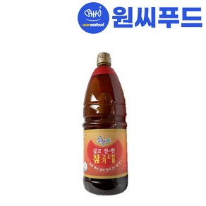 원씨푸드 청정들 참고소한 기름 1.8L