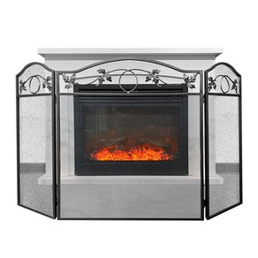 전기 벽난로 화이어 스크린 벽난로 안전망 Fireplace screen 벽난로 소품 난로 안전망 벽난로 악세사리 장작 화목 난로 난로 보호망 펜스 팬스 벽난로 철망 가드 울타리