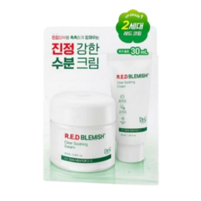 닥터지 레드 블레미쉬 클리어 수딩 크림 70ml+30ml 수분크림 수딩크림 저자극 진정크림 민감피부진정 수분보습, 1개